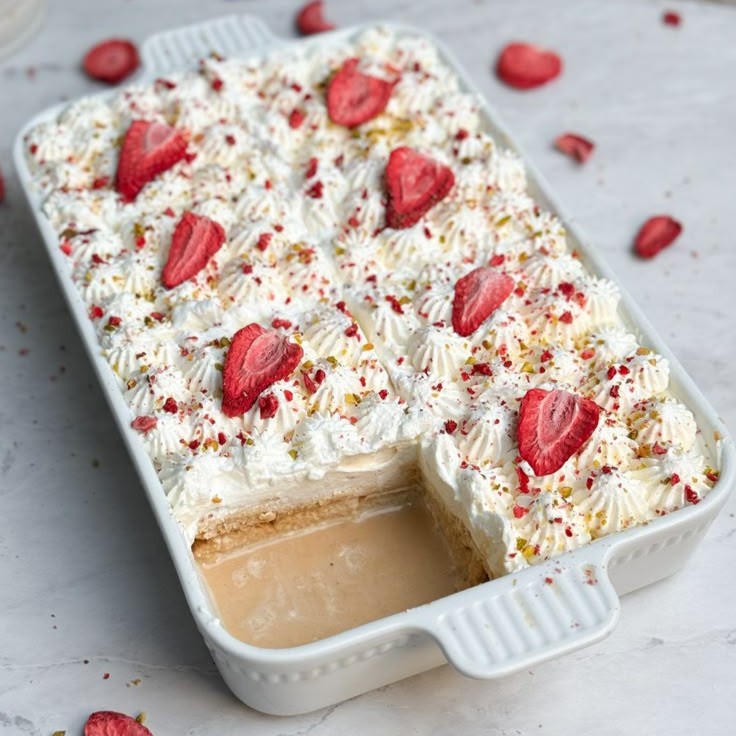 Tres leches de fresa